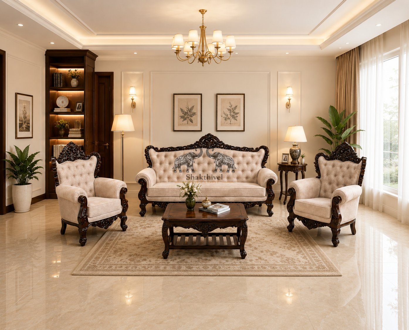 Aristocrat Heritage Carved Sofa Collection