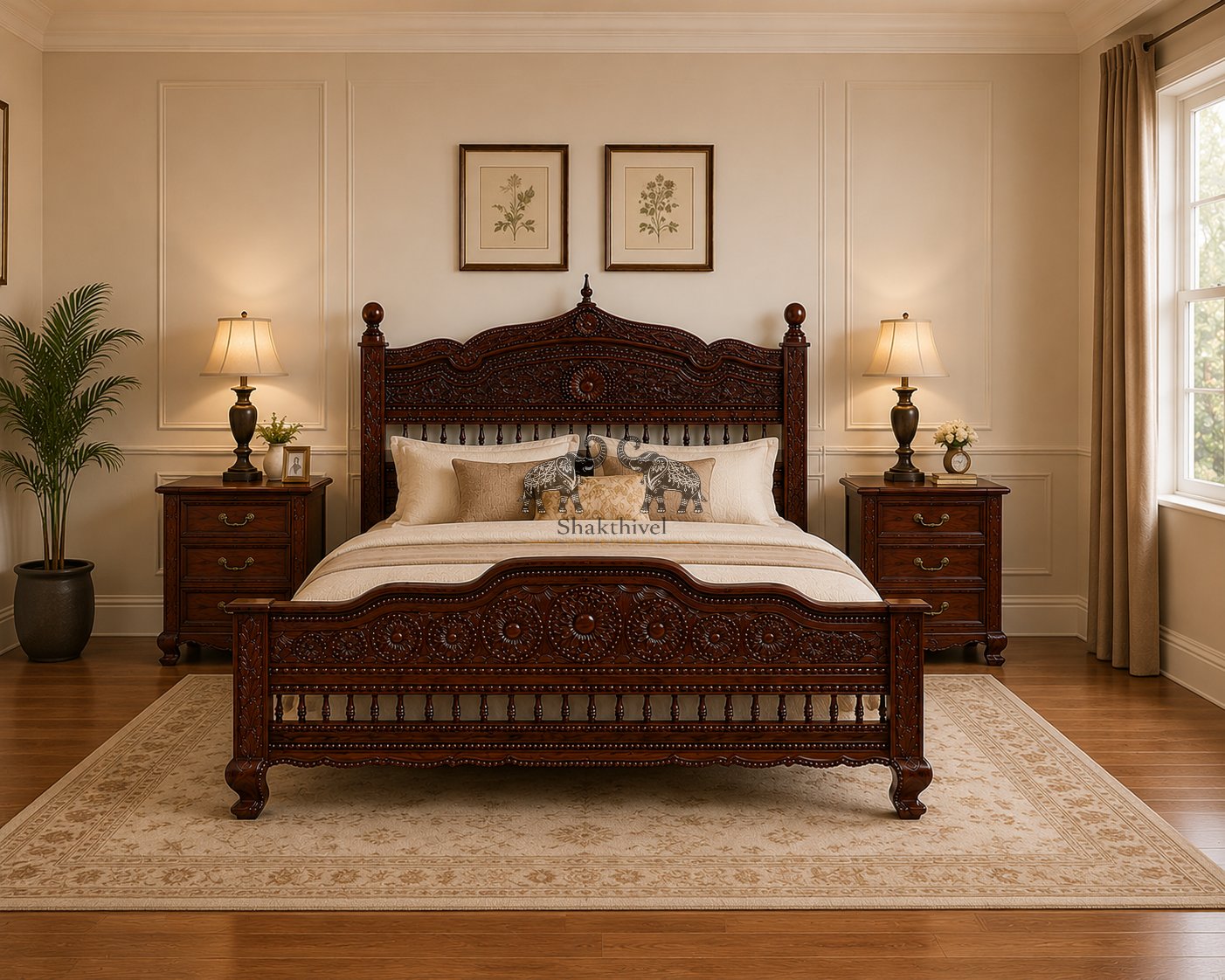 Palace Charm Traditional Bed